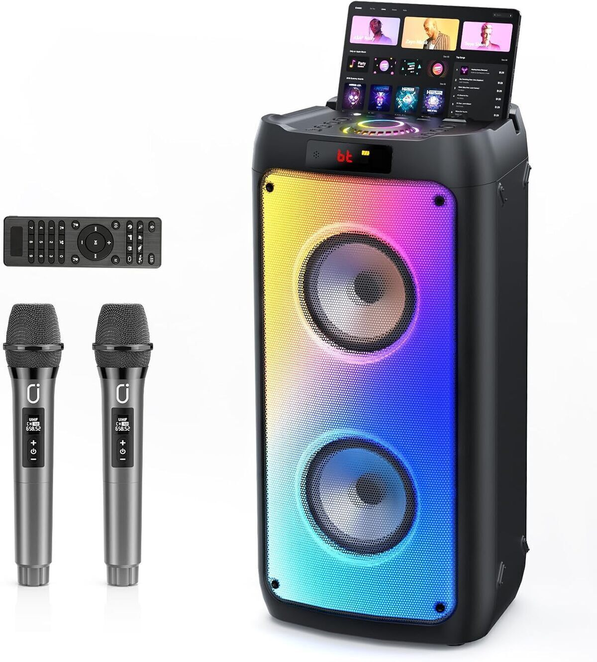 Test : système karaoké JYX 150W avec micro et lumière