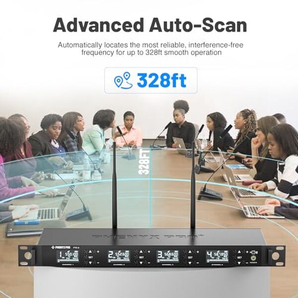 Découvrez notre avis détaillé sur le système de microphone sans fil Phenyx Pro 4 canaux : performances, qualité audio et fonctionnalités pour événements professionnels.