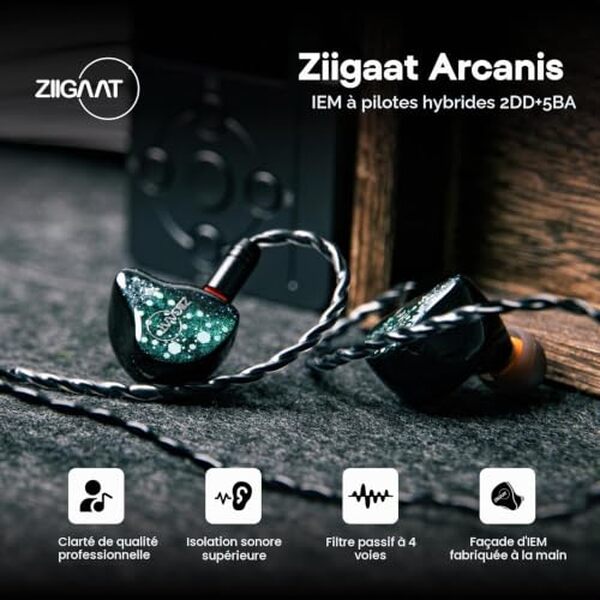 Découvrez notre test détaillé des écouteurs Linsoul ZiiGaat Arcanis 2DD+5BA : qualité sonore, design et performances pour les audiophiles exigeants. 