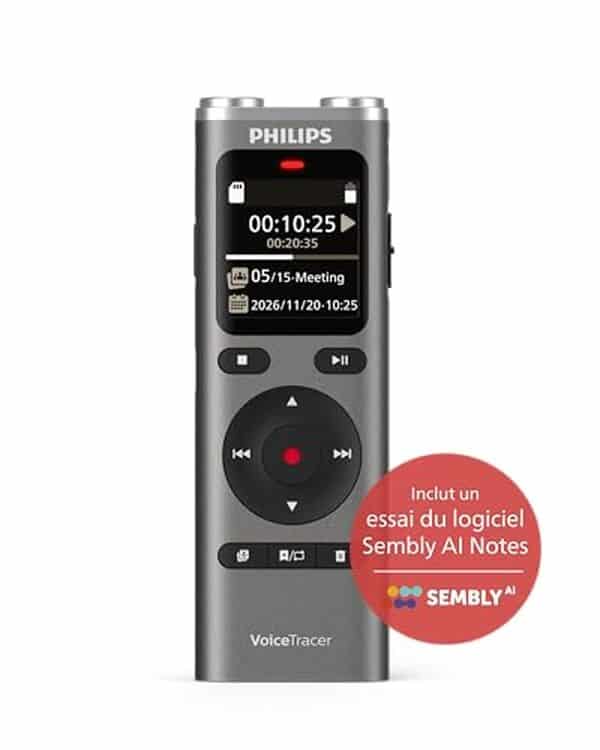 Découvrez notre test détaillé du Philips DVT2075, enregistreur audio stéréo avec intelligence artificielle. Performances, fonctionnalités et verdict final.