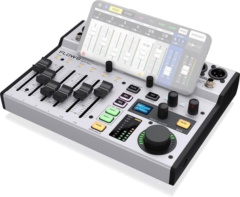Test de la Behringer Flow 8 : polyvalence audio en action