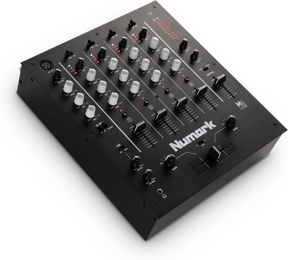 Test de la table de mixage Numark M6 USB 4 voies