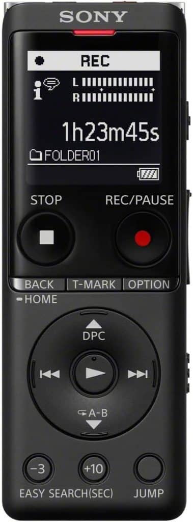 Test de l'enregistreur vocal Sony ICD-UX570