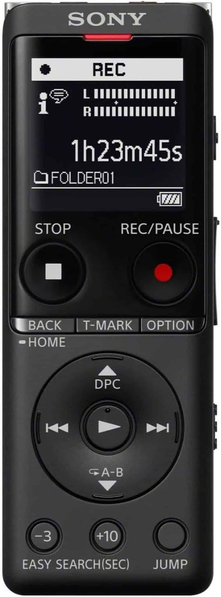 Test de l'enregistreur vocal Sony ICD-UX570