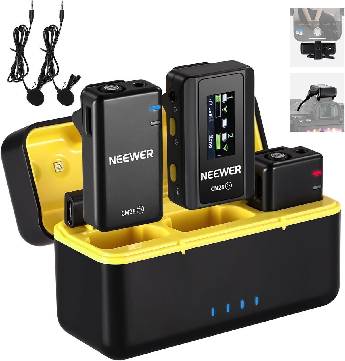 Test du micro-cravate Neewer CM28 : sans fil et longue autonomie
