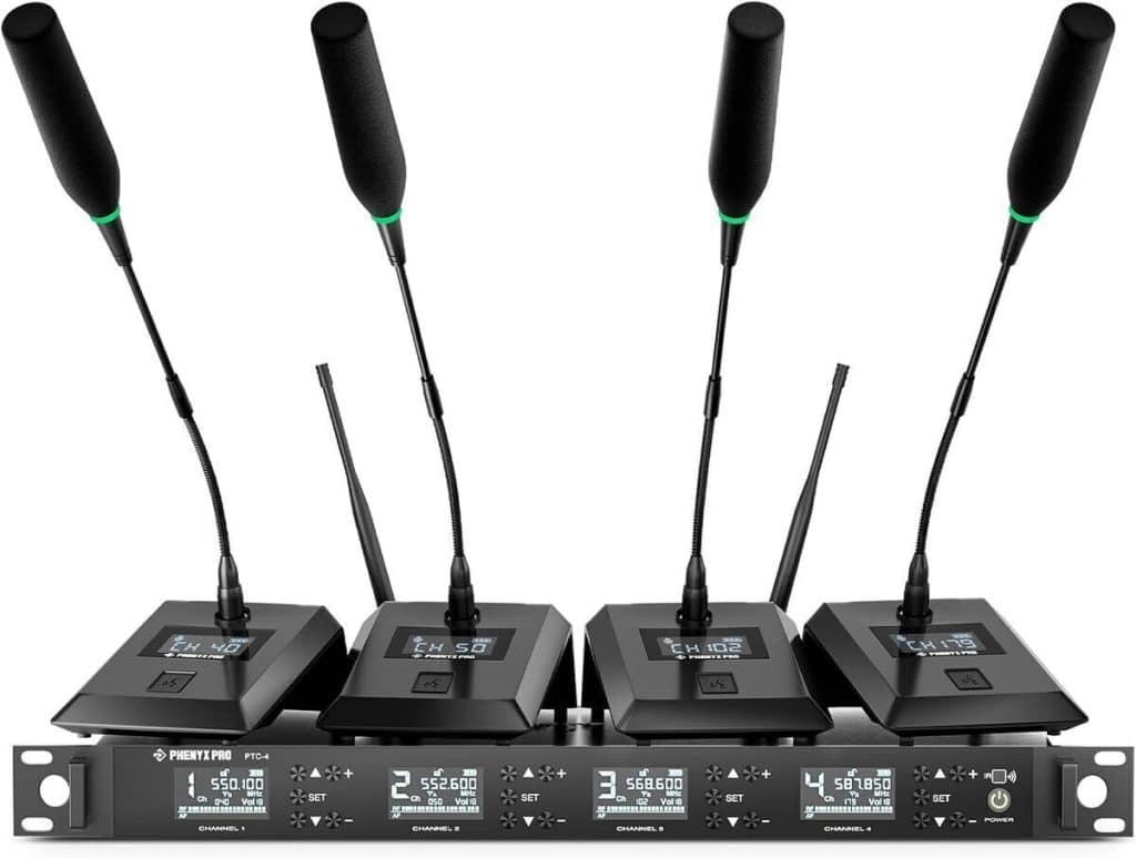 Test du Phenyx Pro : système de microphone sans fil à quatre canaux