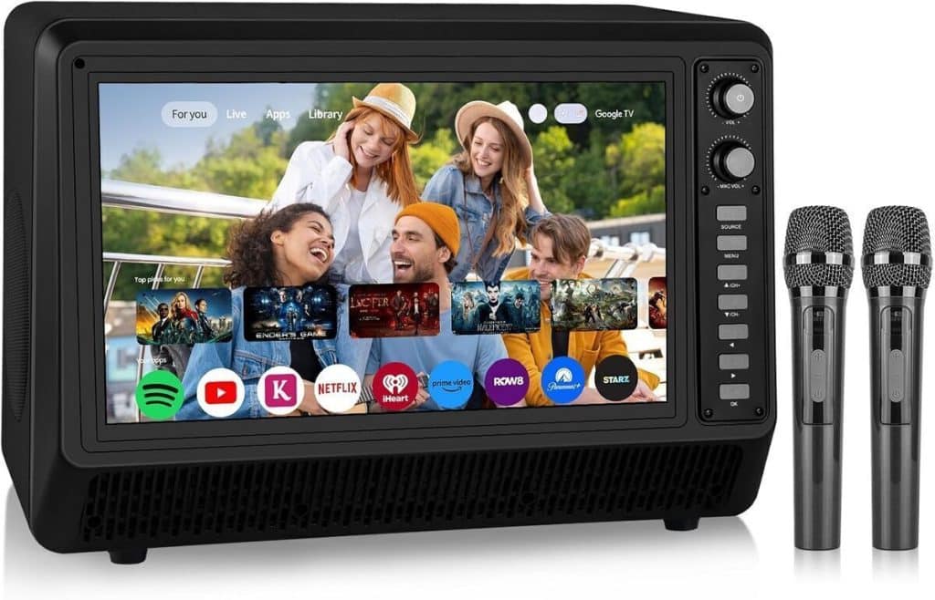 Test : machine de karaoké Bluetooth 200 W avec écran et 2 micros