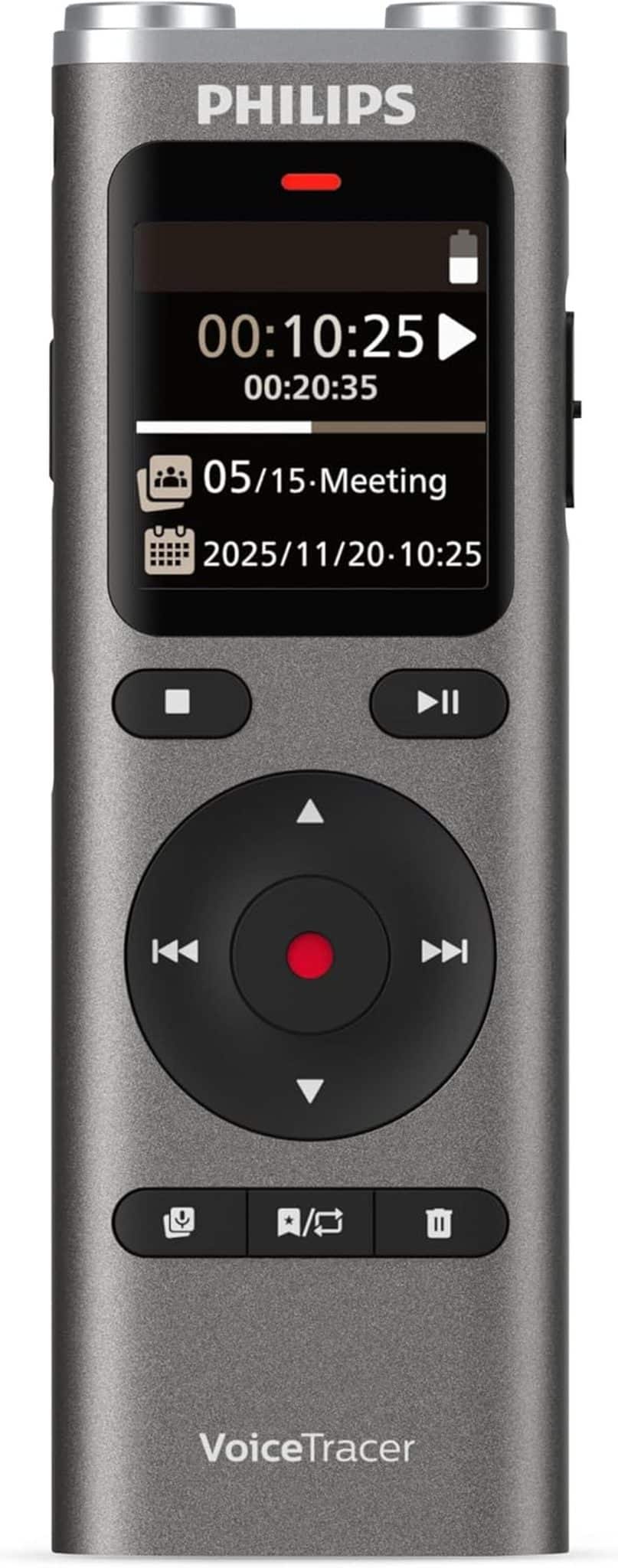 Test Philips DVT2075 : enregistreur audio stéréo avec IA