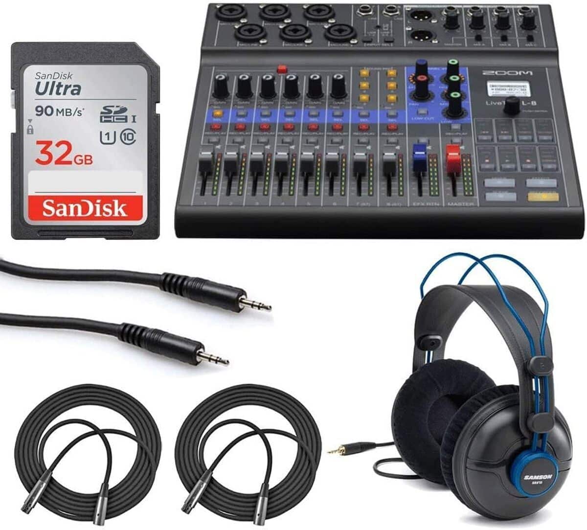 Test : zoom LiveTrak L-8 mixeur numérique portable 8 canaux